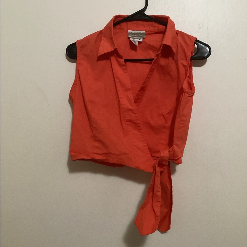 Two Coldwater Creek Women’s Wrap Tops